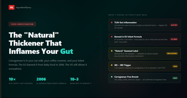 The "Natural" Thickener That's Not So Natural for Your Gut